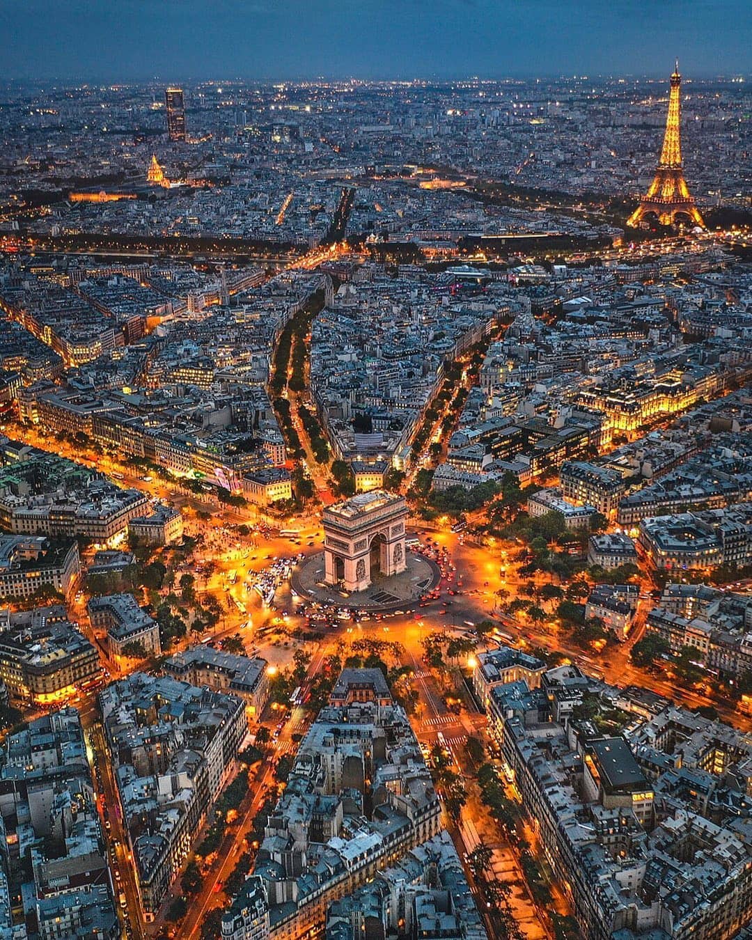 París visto desde el aire