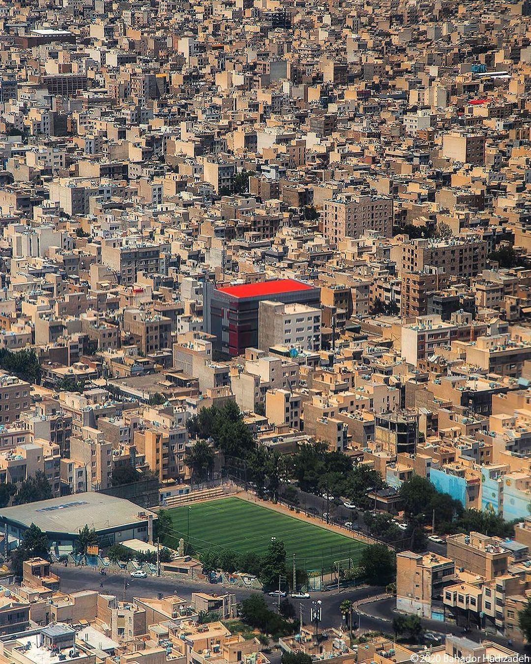 Teherán desde el aire