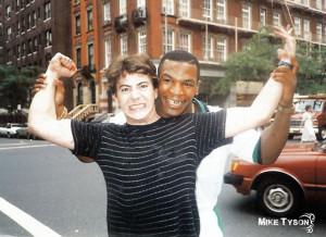 Robert Dwney Jr. y Mike Tyson