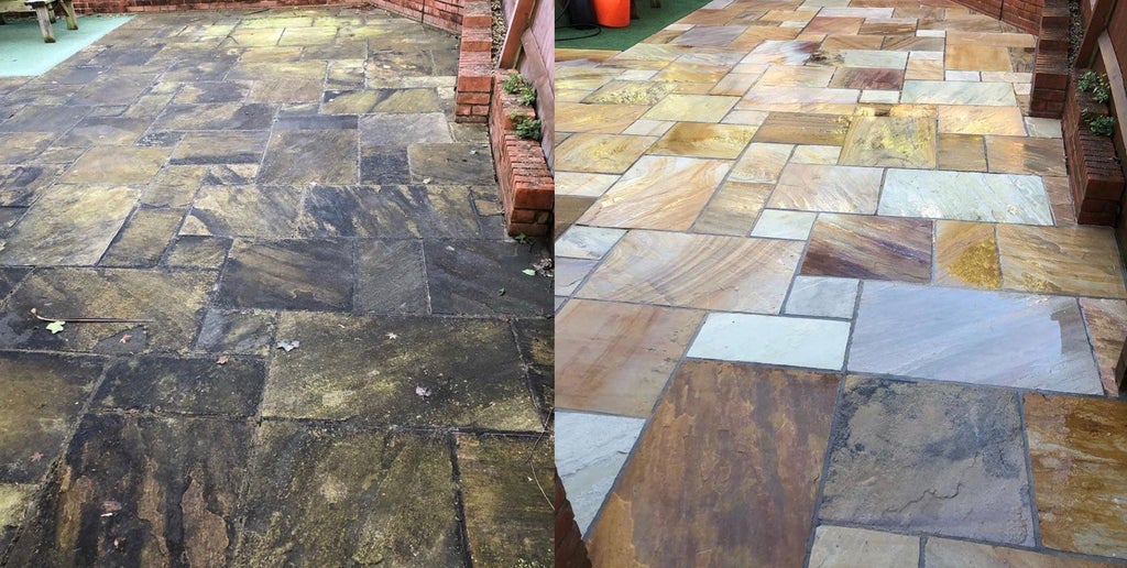 limpieza azulejos antes y después