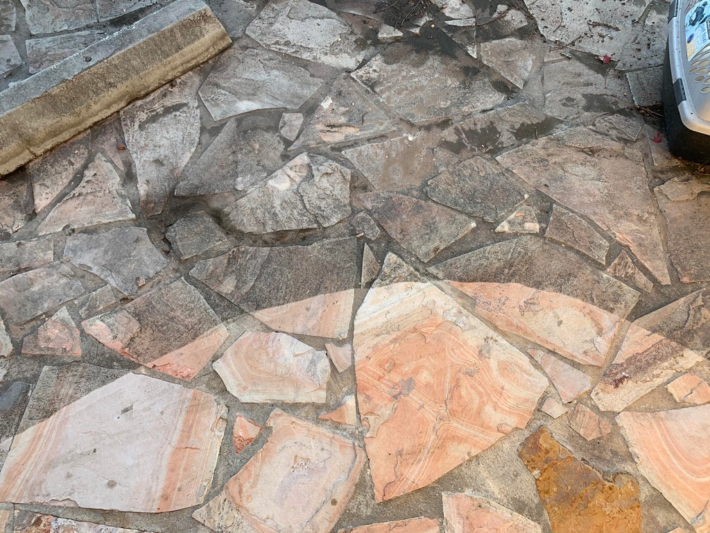 limpieza piedras antes y después