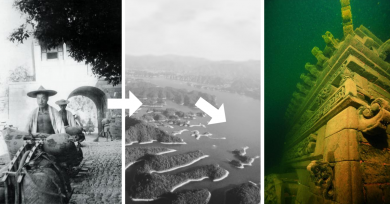 Shicheng ciudad sumergida