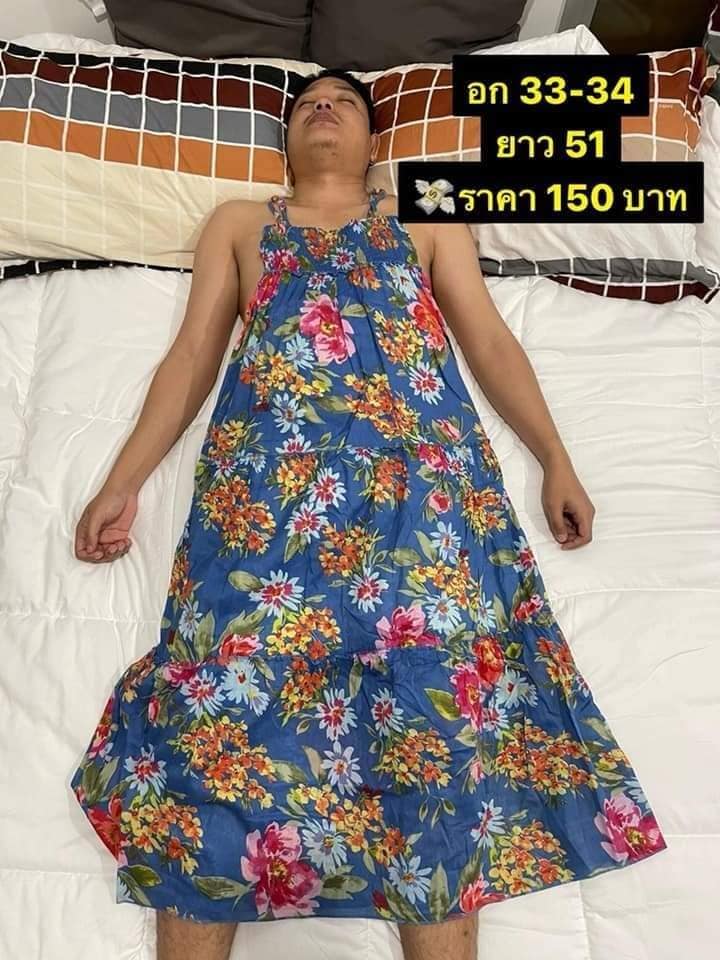 hombre dormido con vestido 2