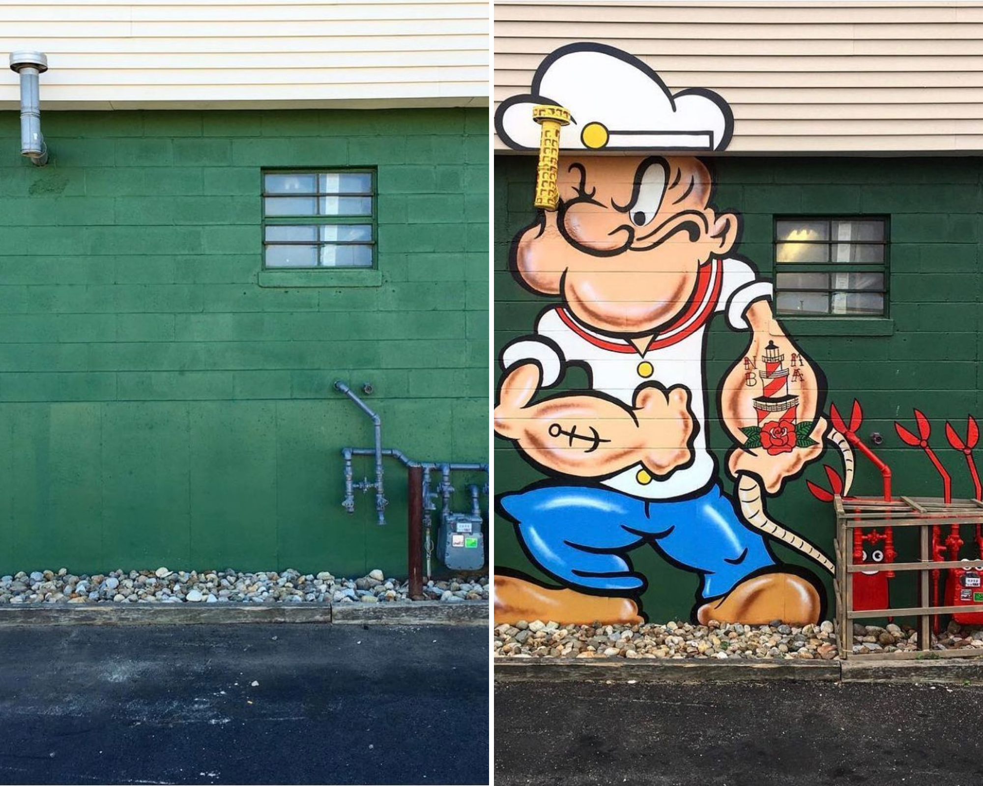 popeye en pared