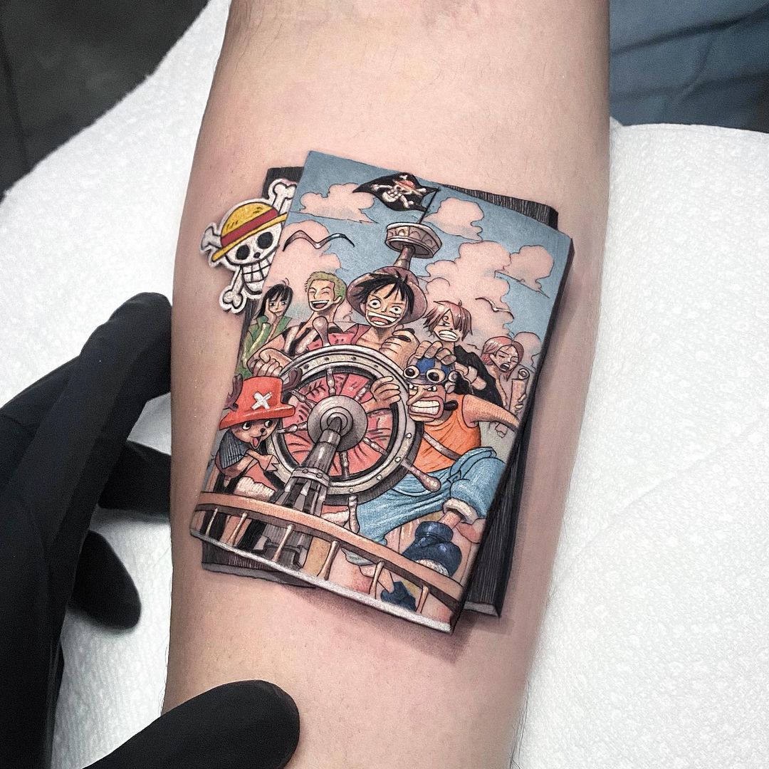 tatuaje de One Piece