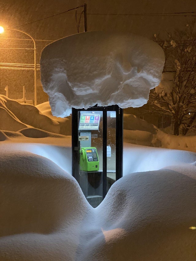 Nevadas en Hokkaido, Japón